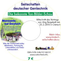 DVD mit der Ton-Bilder-Schau 'Monsanto auf Deutsch'