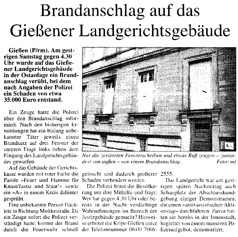 Text aus Sonntagmorgenmagazin, 15.9.2002 (Titelseite)