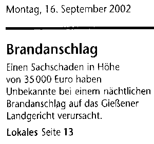 Titelkopf Gießener Anzeiger