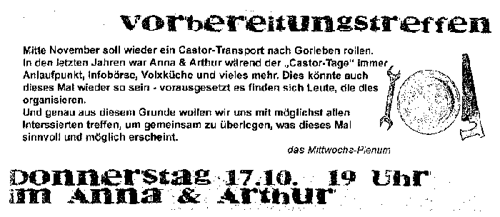 Einladung A&A-Plenum