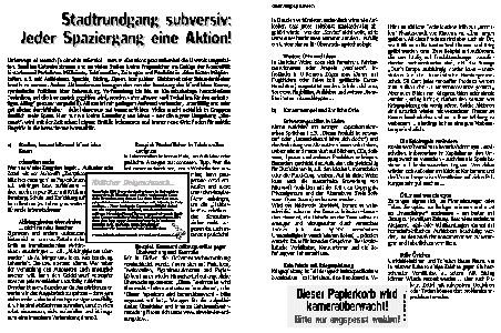 Subversiver Spaziergang