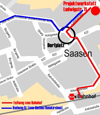 Lageplan und Anfahrt